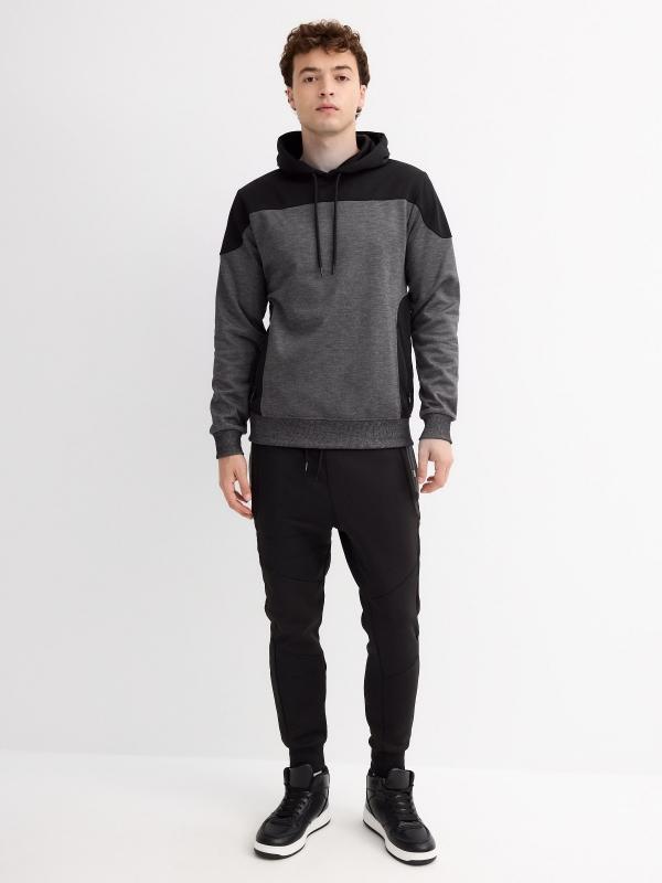 In Side Sudadera De Texturas