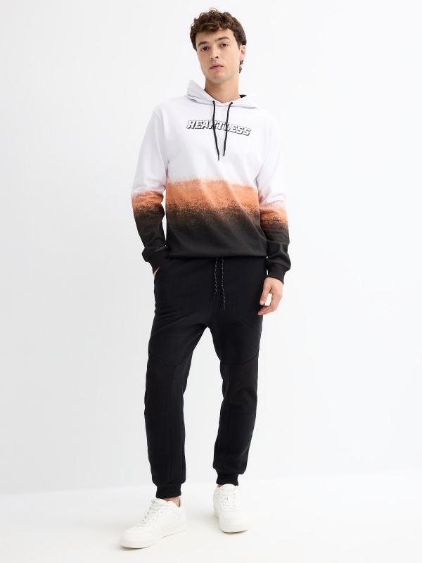 In Side Sudadera Estampado Degradado