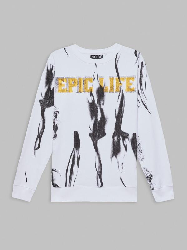 In Side Sudadera Estampado Epic