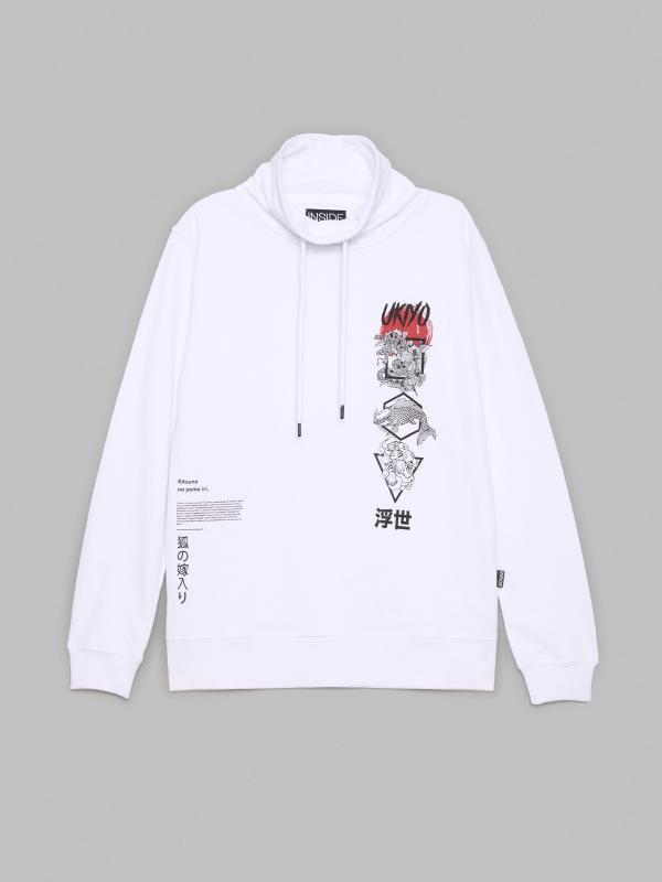 In Side Sudadera Estampado Oriental