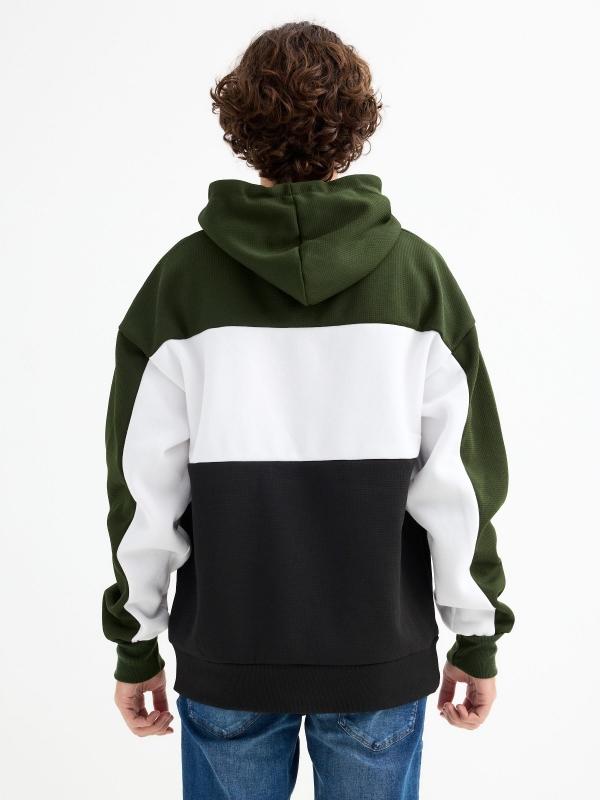 In Side Sudadera Oversize Con Capucha Verde