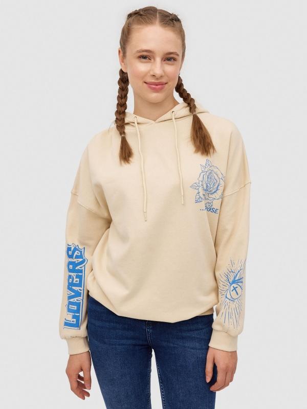 In side Sudadera oversized Lovers