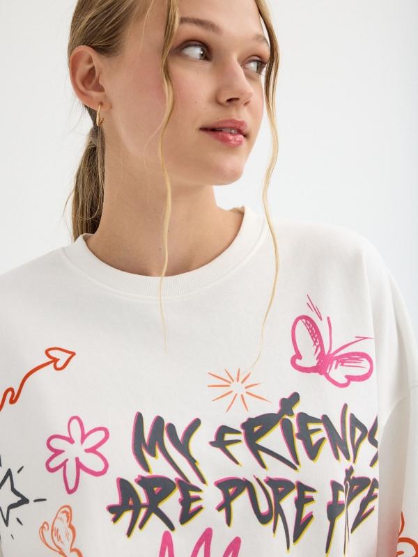 In Side Sudadera Oversized Pure Fire