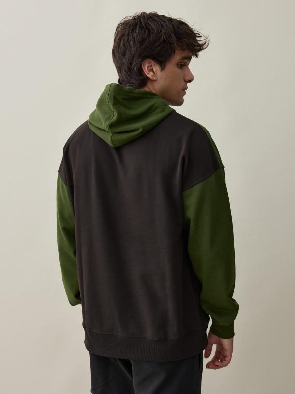 In Side Sudadera Pint Grafica Con Color Block