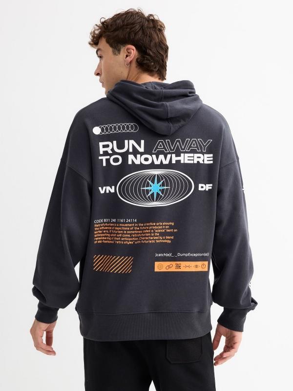 In Side Sudadera Run Away To Nowhere