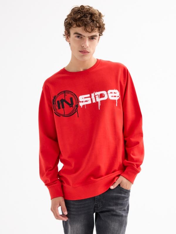 In side Sudadera sin capucha con logo