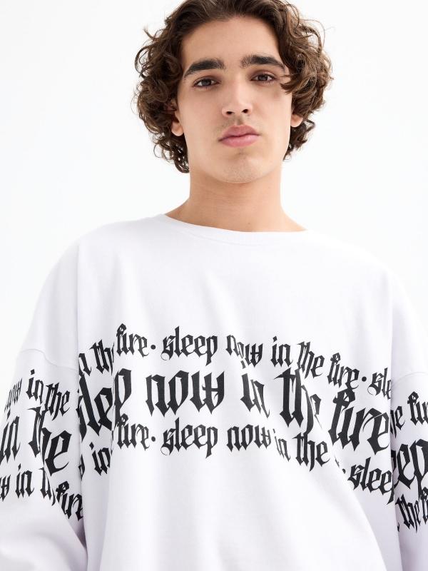 In Side Sudadera Sin Capucha Con Texto