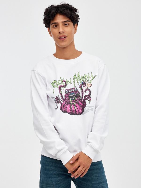 In Side Sudadera Sin Capucha Rick&Morty