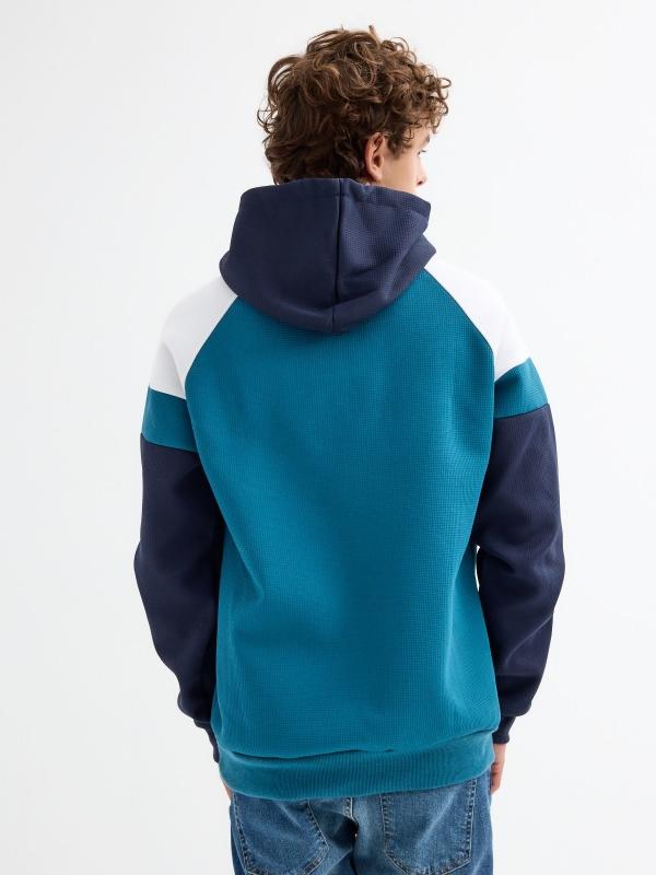 In Side Sudadera Texto Color Block