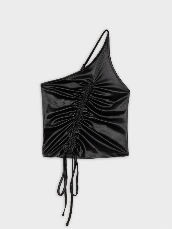 In Side Top Asimétrico Frunce