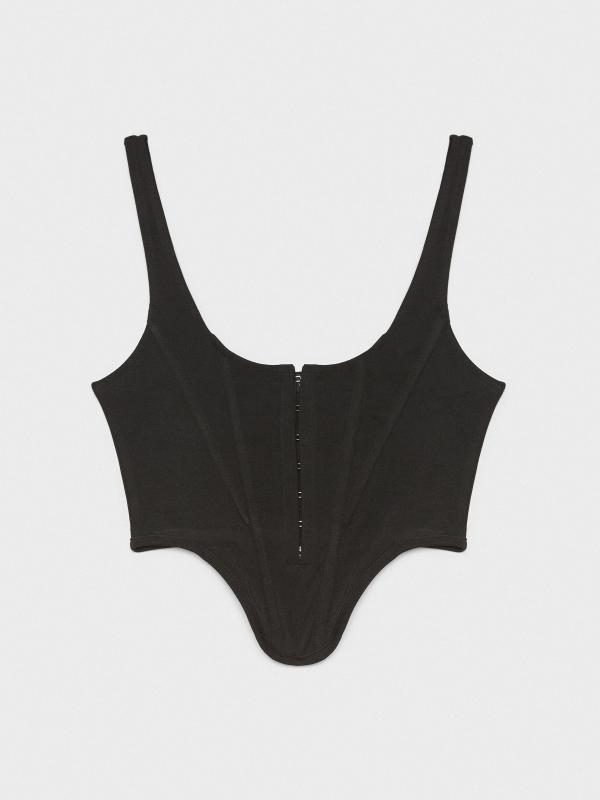 In Side Top Corset Corchetes