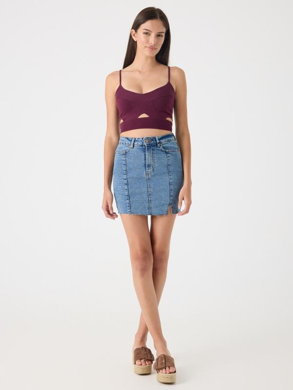 In Side Top Cropped Cut Out