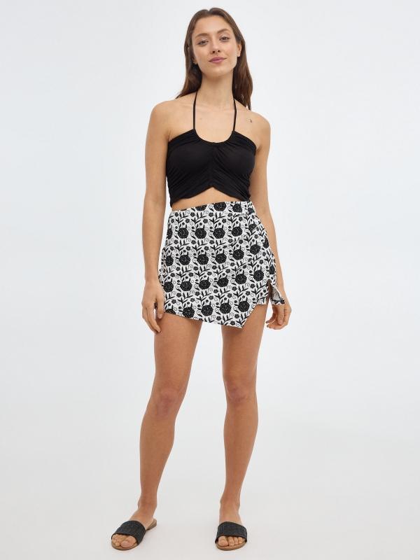 In Side Top De Tirantes Anudado