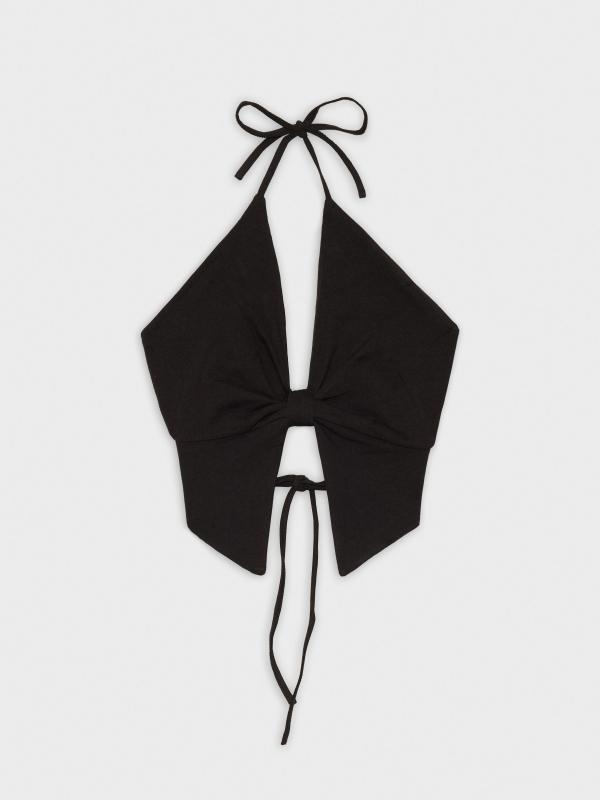 In Side Top Escote Pico Anudado