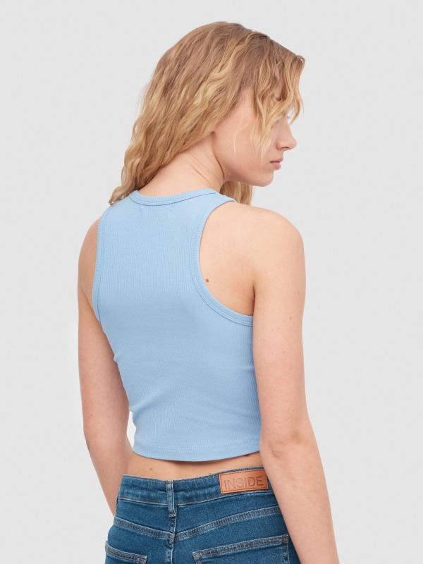 In Side Top Halter Canalé