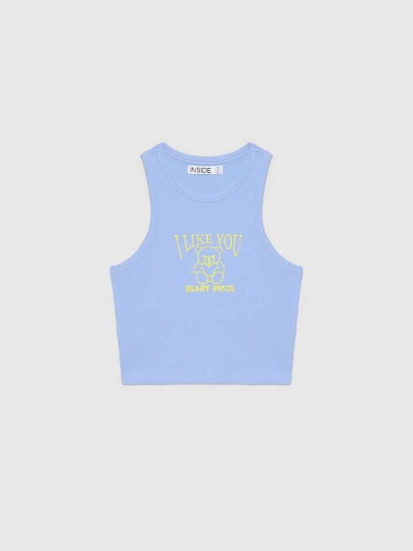 In Side Top Halter Canalé