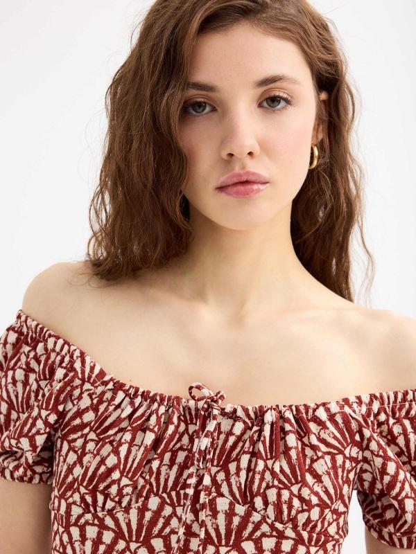 In Side Top Mesonero Estampado