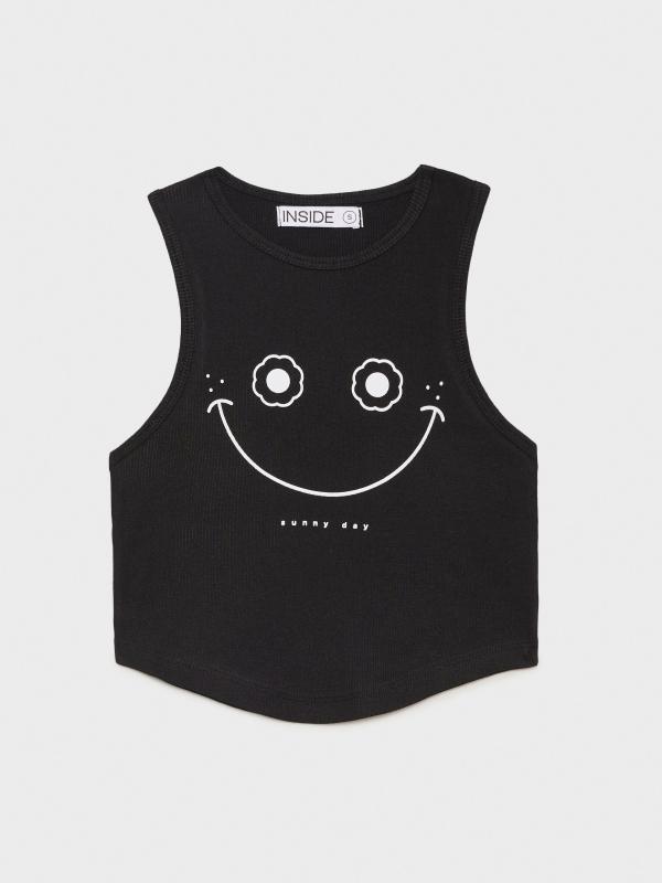 In Side Top Rib Con Estampado