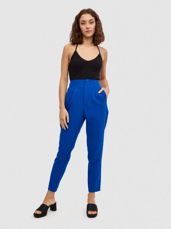 In Side Top Rib Tirantes Blonda