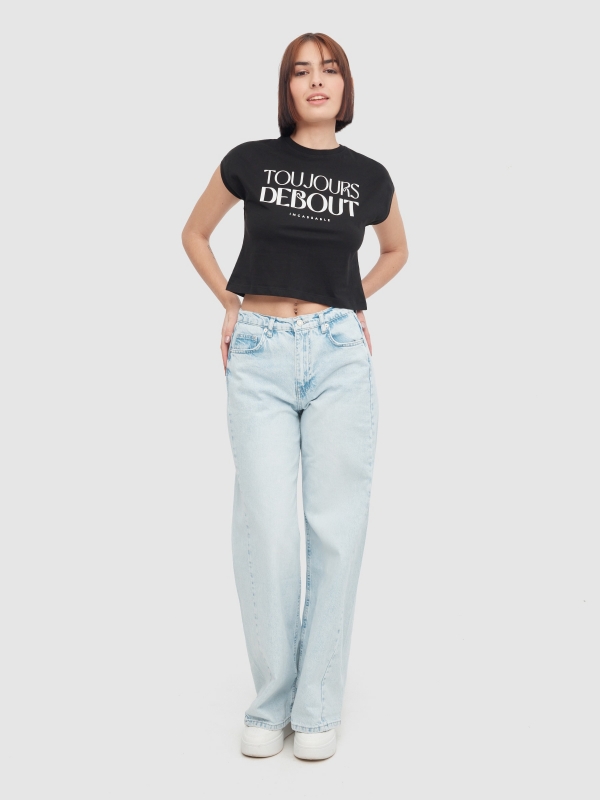 In Side Top Sin Mangas Texto