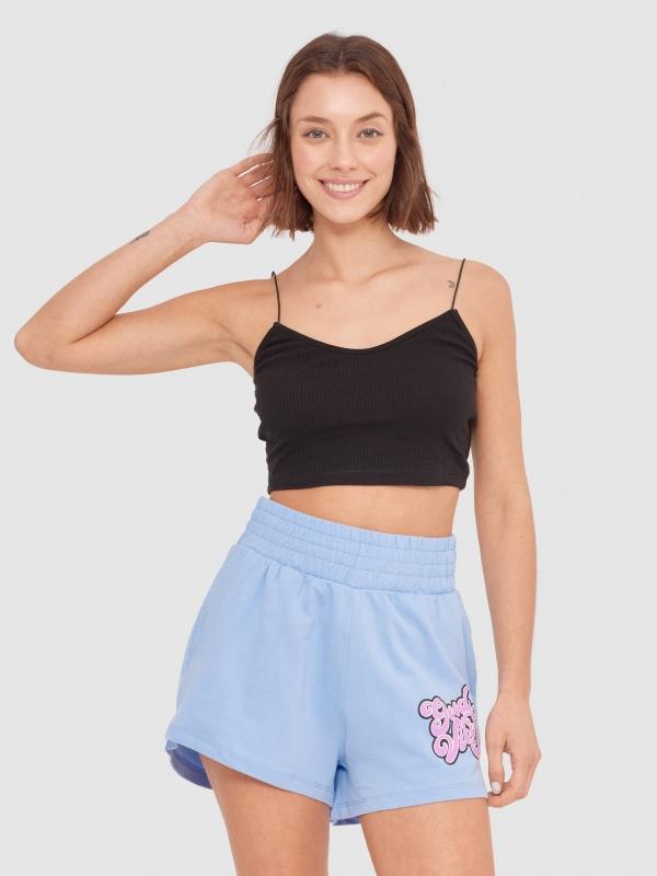 In side Top tirantes canalé