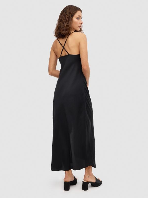 In Side Vestido Lencero Botones