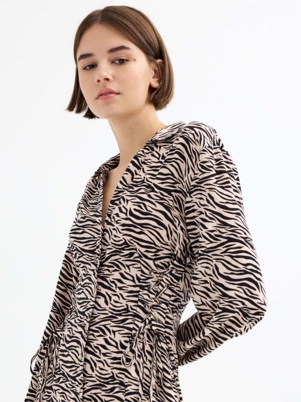 In Side Vestido Midi Camisero