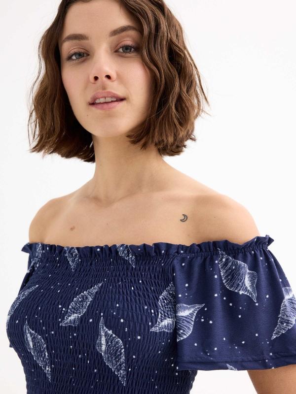 In Side Vestido Midi Caracola