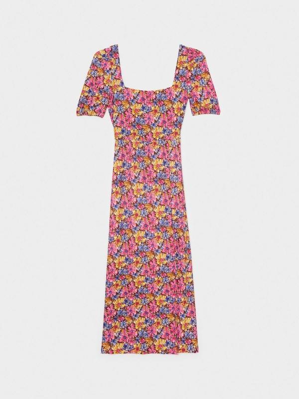 In Side Vestido Midi Espalda Lazada