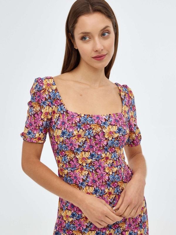 In Side Vestido Midi Espalda Lazada