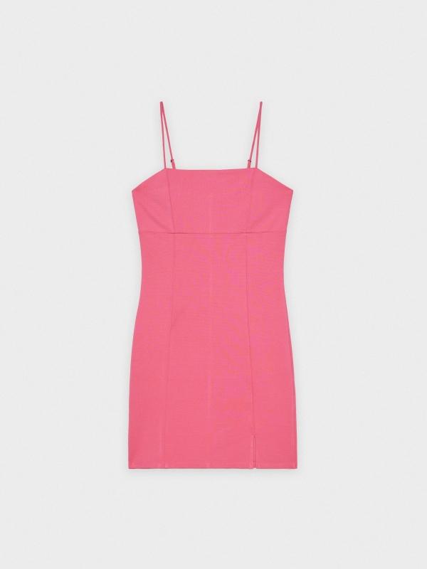 In Side Vestido Mini Ajustado Tirantes