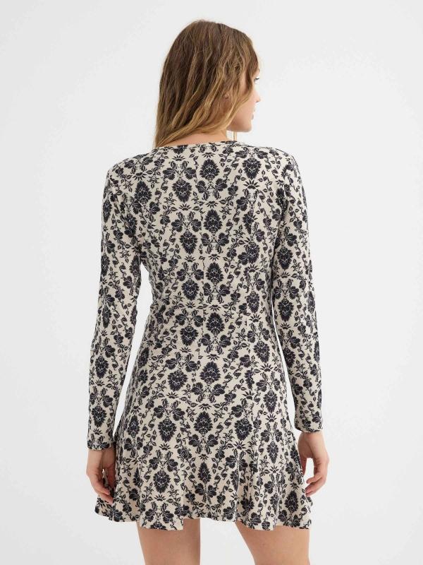 In Side Vestido Mini Cremallera