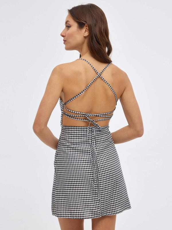 In Side Vestido Mini Vichy