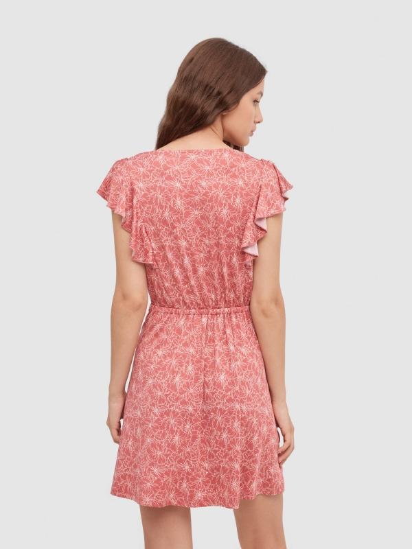 In Side Vestido Mini Volantes