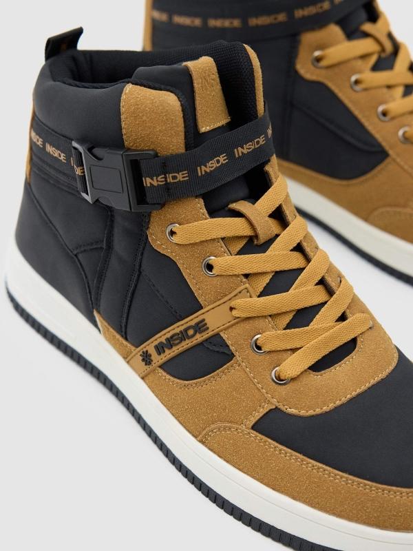 In Side Zapatilla Bota Casual Con Hebilla Rápida