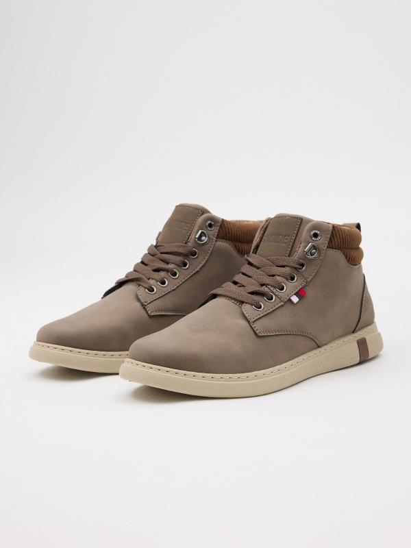 In Side Zapatilla Bota Con Cuello