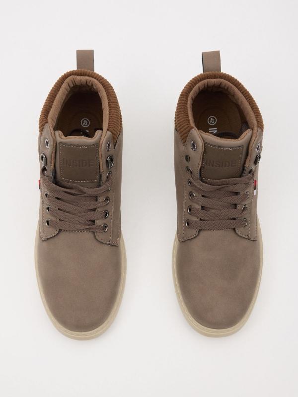 In Side Zapatilla Bota Con Cuello