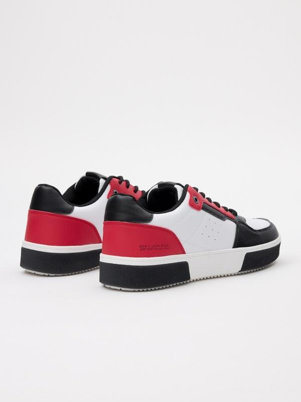 In Side Zapatilla Con Contraste De Polipiel