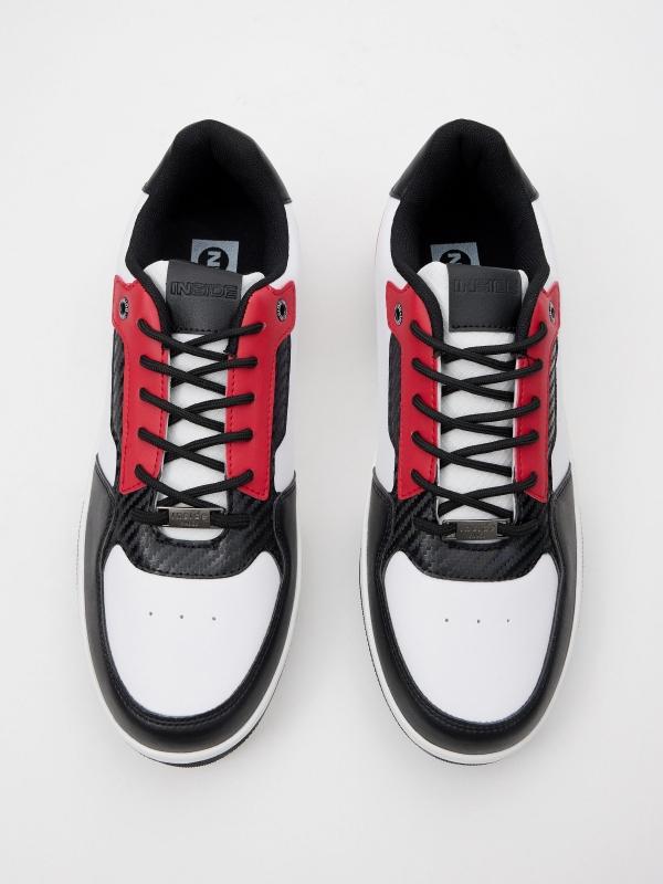 In Side Zapatilla Con Contraste De Polipiel