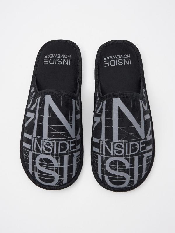 In Side Zapatilla De Casa Print INSIDE