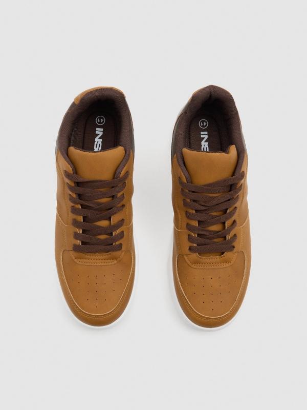 In Side Zapatilla Deportiva Combinada Mostaza