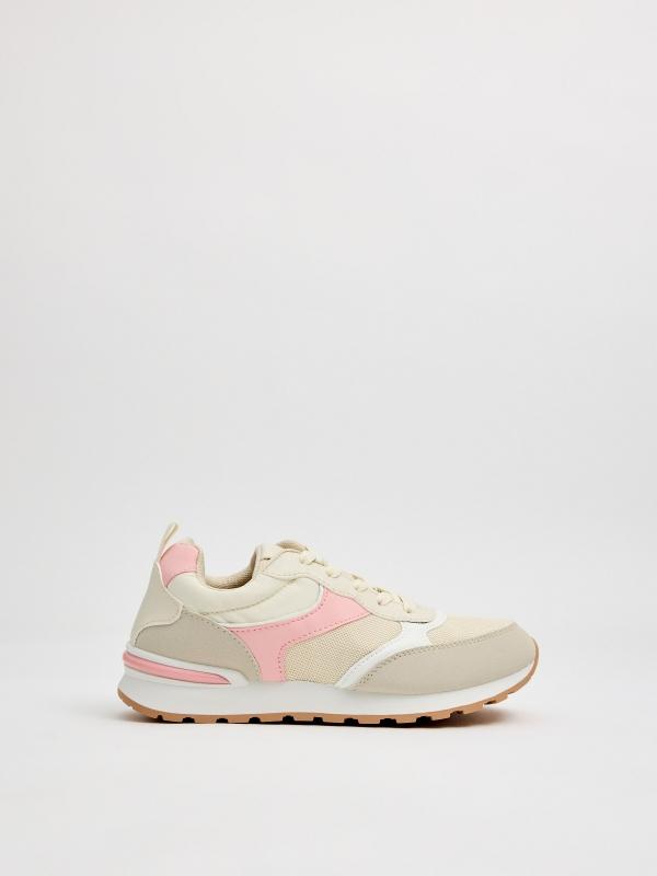 In side Zapatilla deportiva combinada