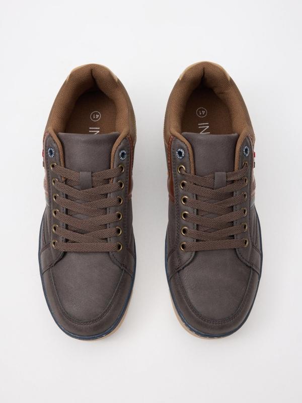 In Side Zapatilla Polipiel Marrones