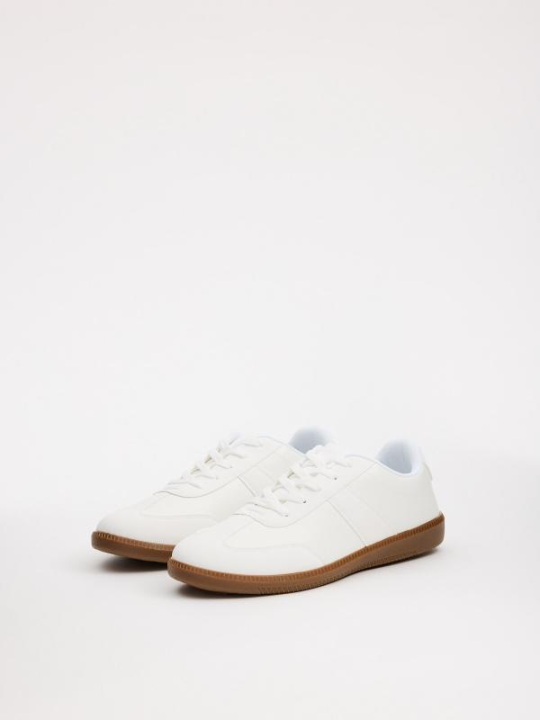 In Side Zapatillas Bajas Retro Blancas