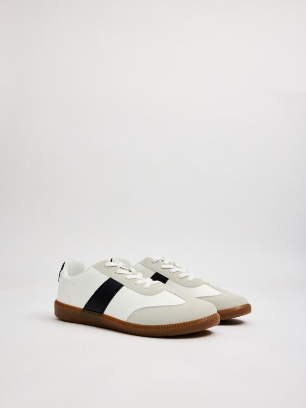 In Side Zapatillas Bajas Retro Blancas