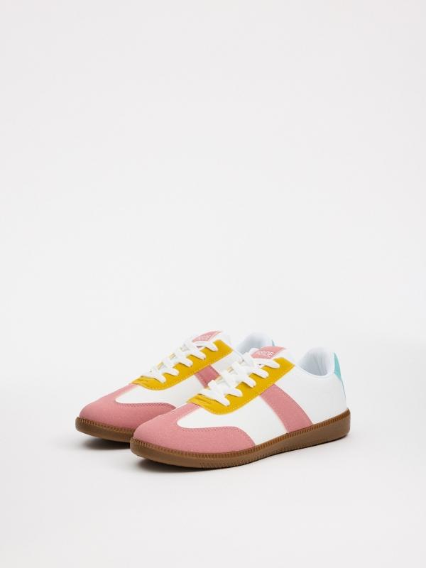 In Side Zapatillas Bajas Retro Combinadas