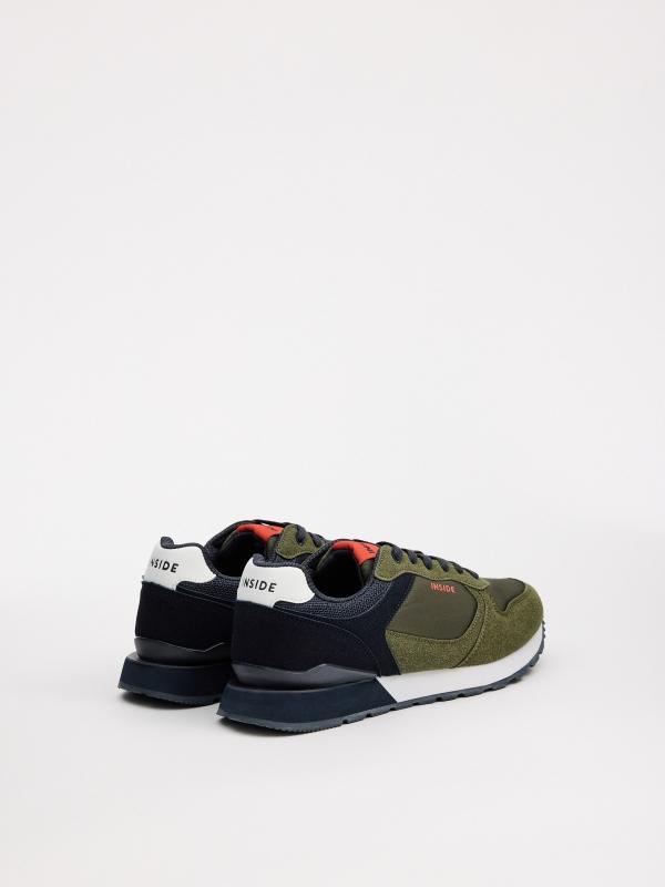 In Side Zapatillas Casual Running Verde Oscuro