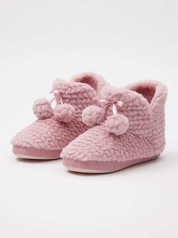 In Side Zapatillas De Casa Bota Con Bolas