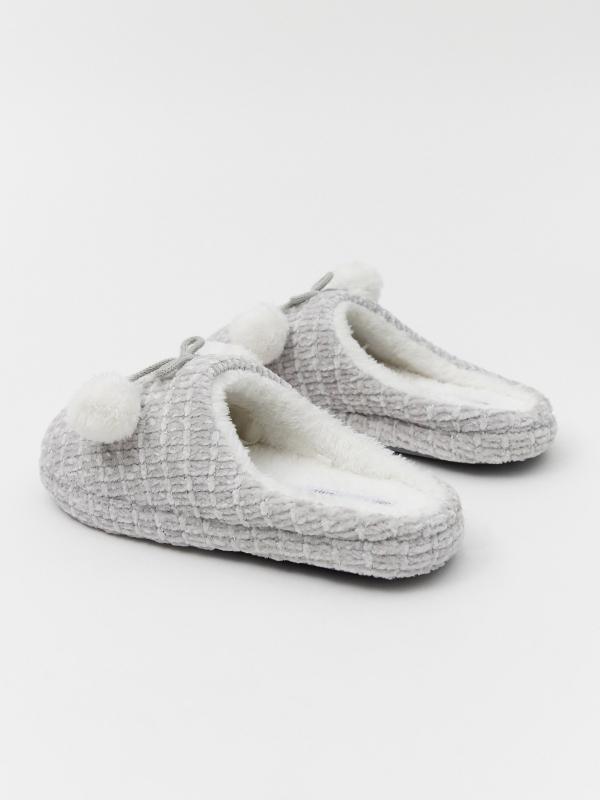 In Side Zapatillas De Casa Con Pompones