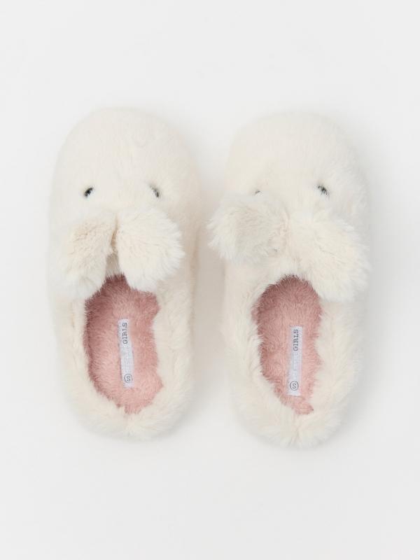 In Side Zapatillas De Casa Orejas Conejo